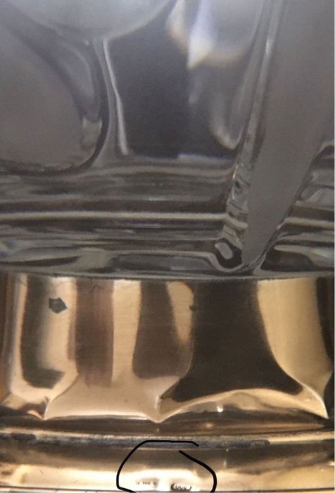 Bombonieră cristal și argint ( 800 )