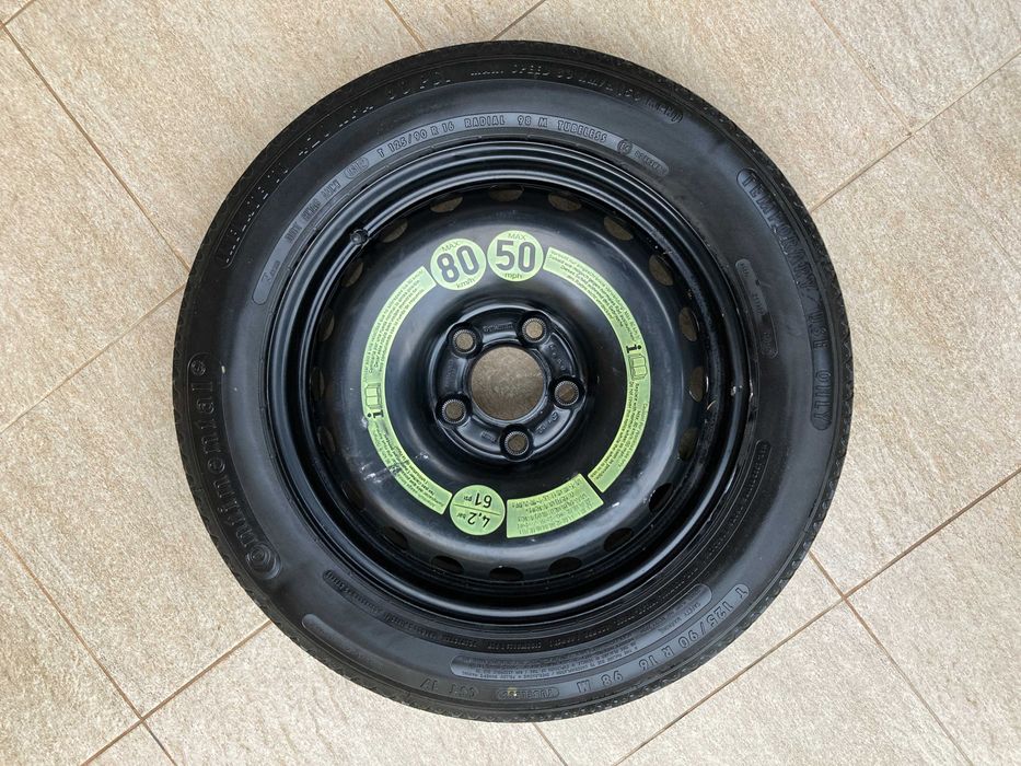 Roata Rezerva Slim Mercedes R16 - 5x112 (Continental 125/90 R16)