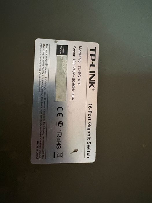 Switch Gigabit 16-Port TP-LINK