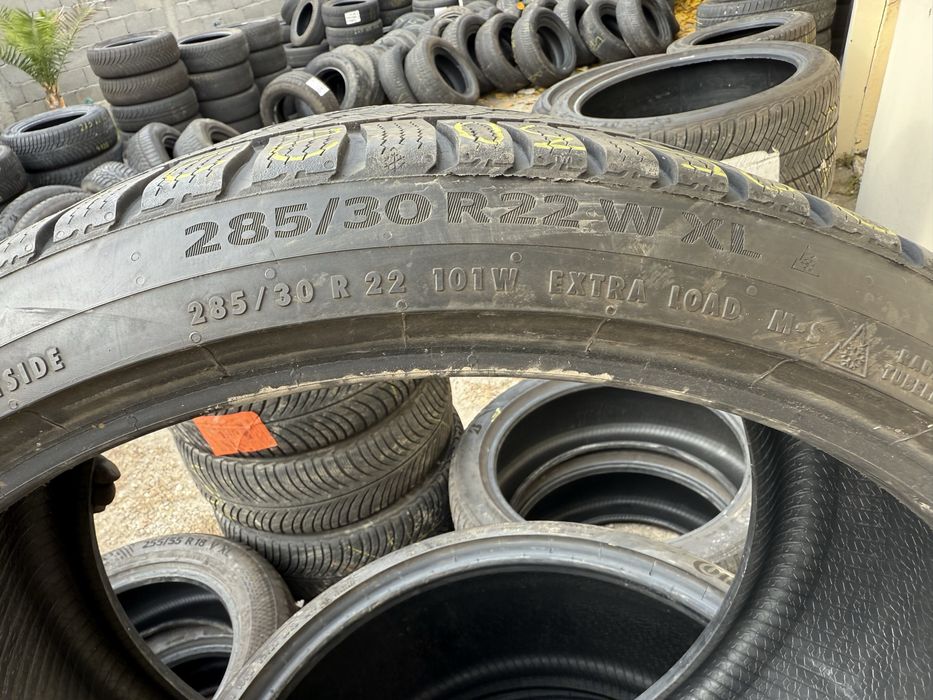 285/30/22” Set 4 buc CONTINENTAL dot 2021.anv M+S Iarnă.IMPECABILE.