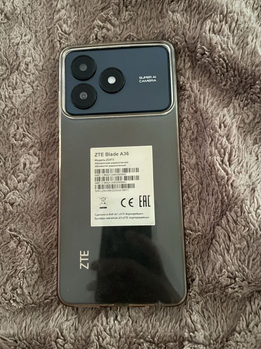 Продам телефон срочно ZTE a36