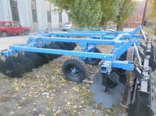 Дисковая борона M-Agro 2.4 м, усиленные стойки, качественная обработка