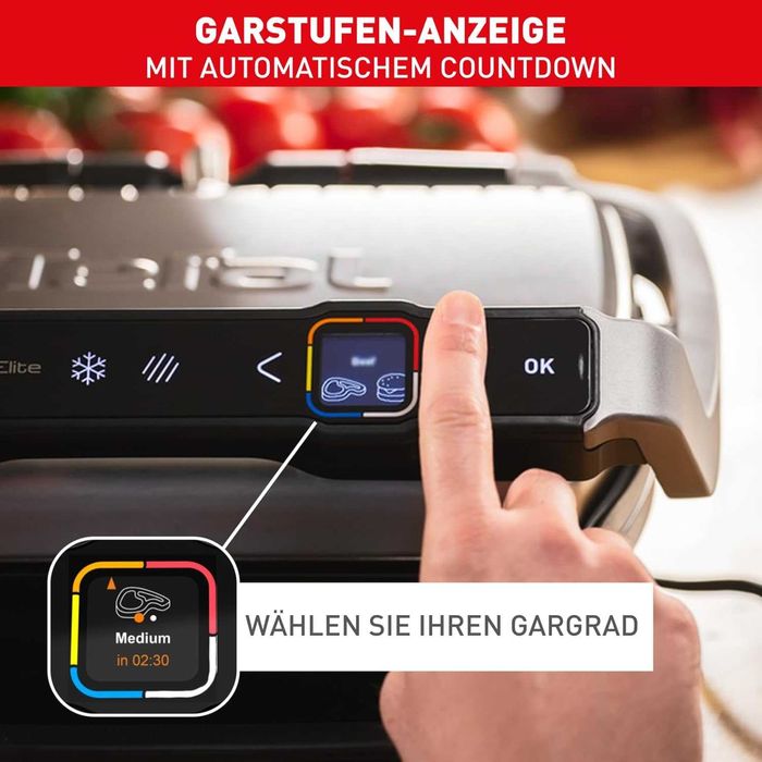 Грил скара Tefal OptiGrill Elite XL (GC760D12) 2200W