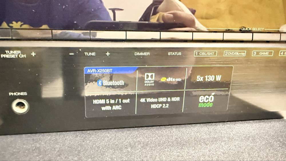 Sitem audio 5.1 Denon Avrx250bt-/Heco Ambient 5.1