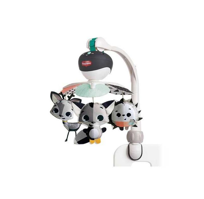 Музикална въртележка за детско легло, кошара или количка Tiny Love 3в1