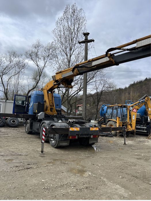 Vanc cap tractor cu macara