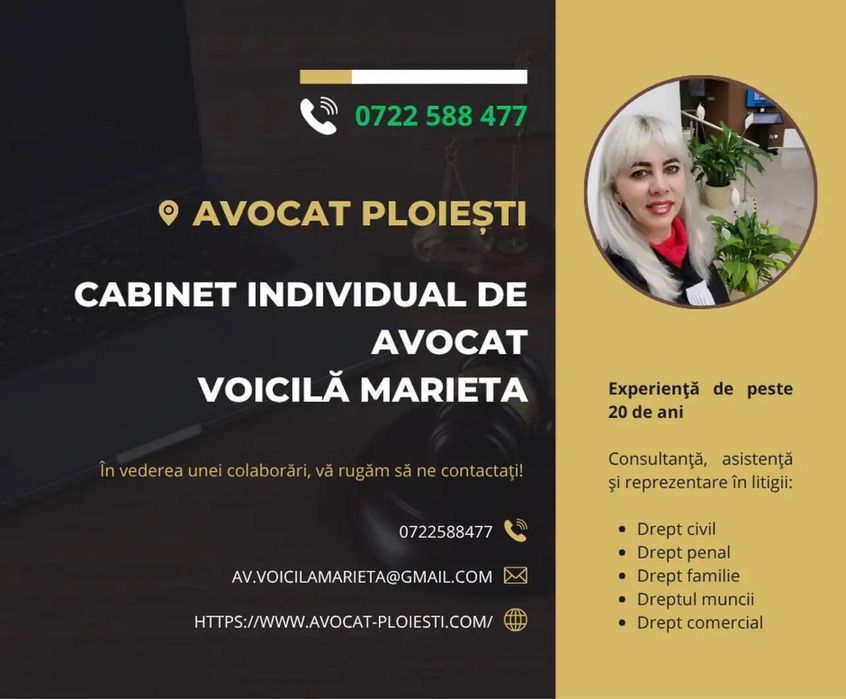 AVOCAT Ploieşti Voicilă Marieta
