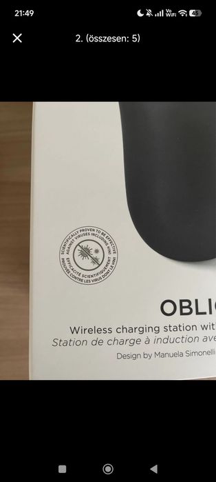 Vand incarcator lexon oblio wireless antibacterial