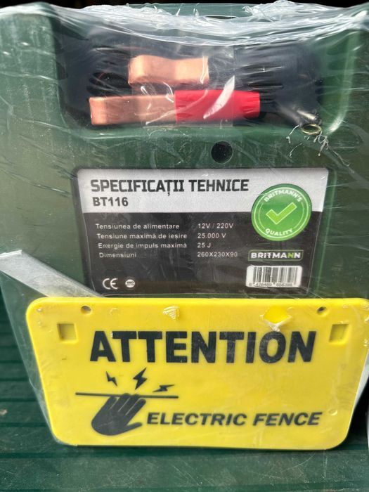 Generator de impulsuri 25 Joule  Britmann pt gard electric animale