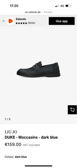 Pantofi mocasini LIU JO DUKE MOCASSINO 44 - 45