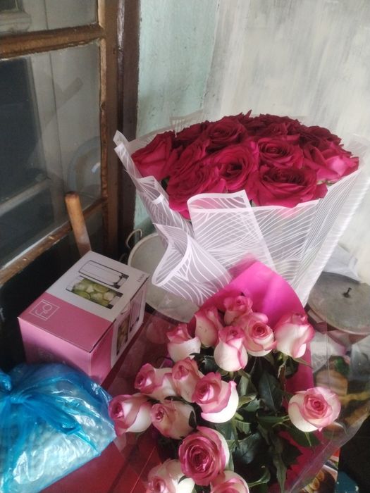 Розы свежие вчерашний