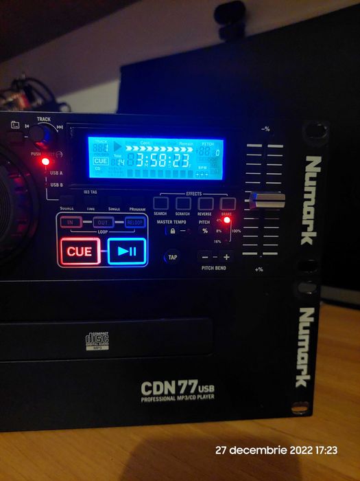 Numark CDN77 profesional mp3/cd player