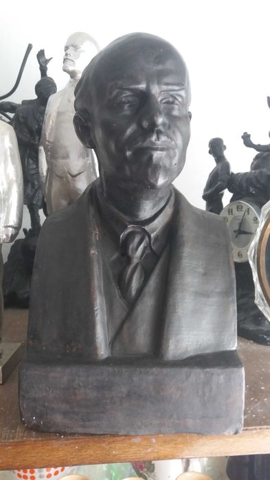 бюст ленин- сталин антиквариат