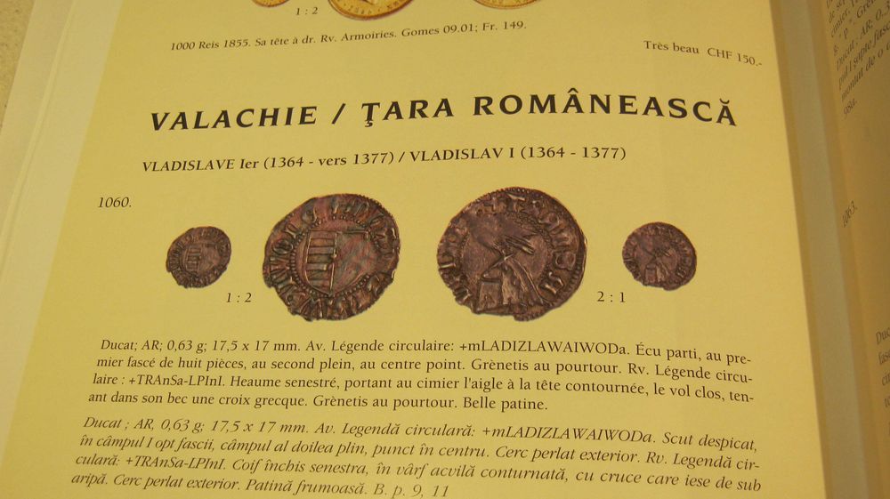 Catalog licitatie,numismatica,preturi de evaluare si pornire.(2 buc.)