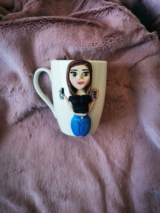 Căni personalizate figurine modelate din lut polimeric (fimo)