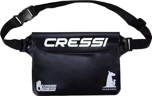 Нови Водонепроницаеми Калъфи Cressi PVC Черен + Син Комплект за плаж
