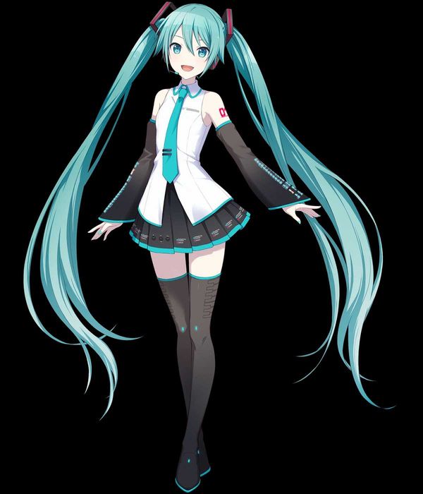 Косплей аниме перука Hatsune Miku Cosplay