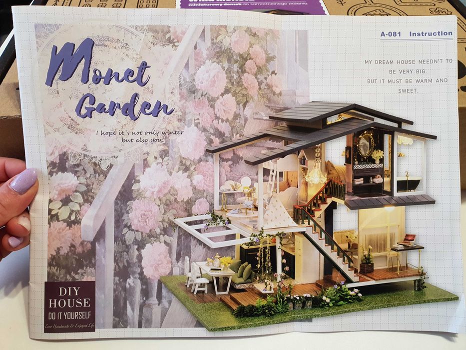 Макет къща за сглобяване Вила Монета, нов