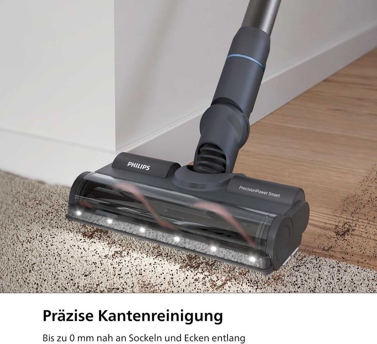 Нова Безкабелна Вертикална Прахосмукачка PHILIPS XC7053/01 Series 7000, 2 години Гаранция, Aqua Модул, Сухо и Мокро Почистване