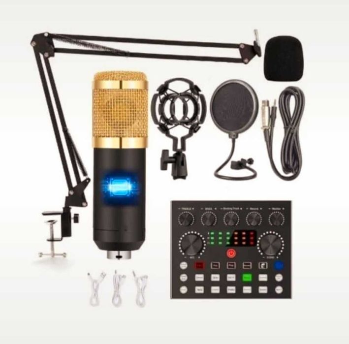 Vand microfon +interfata podcast