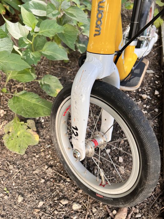 Bicicleta Woom 1 galbena