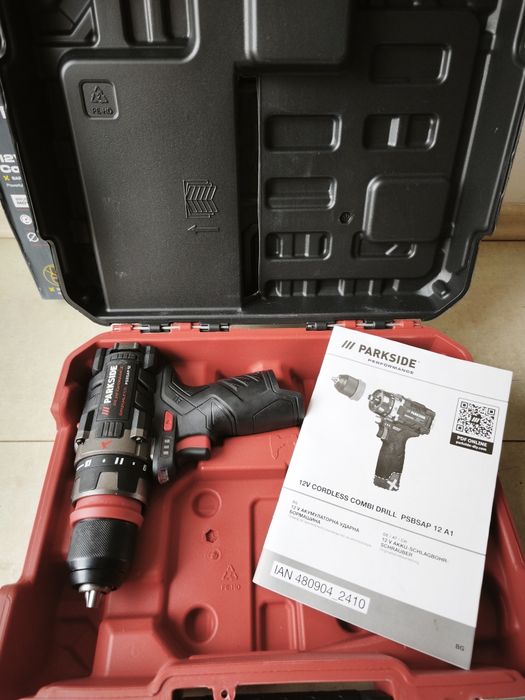 Винтоверт Парксайд черна серия