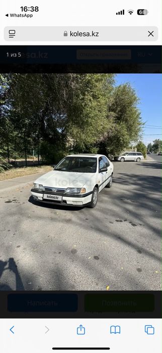 Ниссан Примьера 1991 года