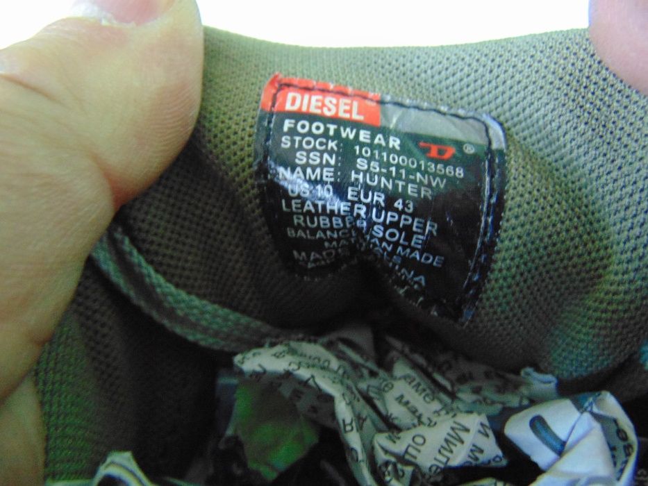 Diesel номер 43 Оригинални мъжки обувки