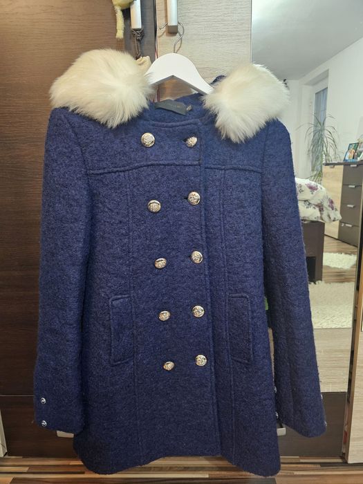 Palton cu blanita detașabilă