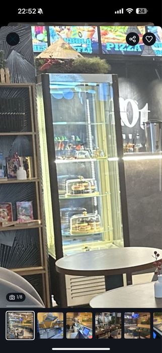 Витрина холодильник для дессертов