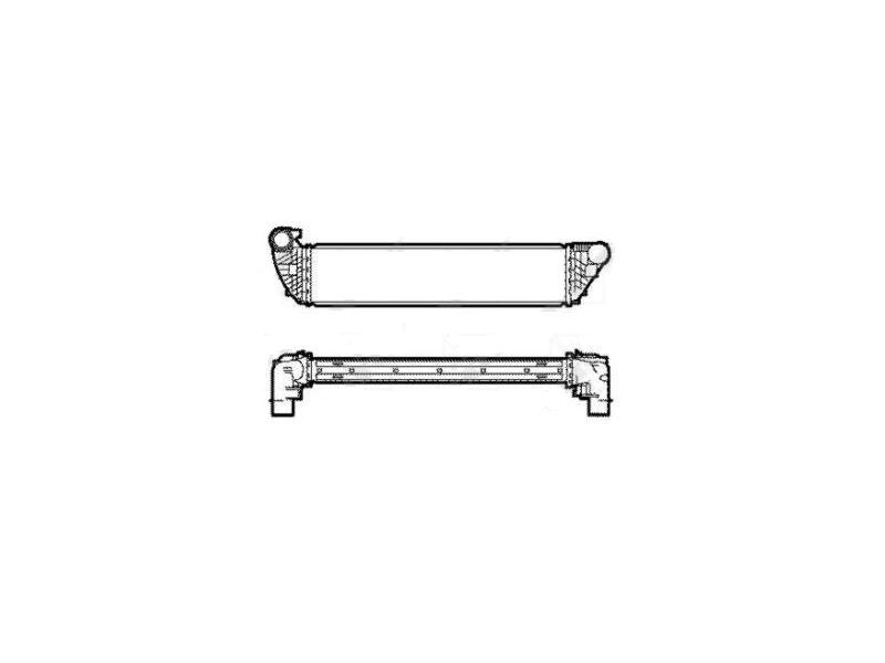 Intercooler Renault Espace 2006-2015, Laguna 2005-2007, 2.0 dci, 2.2 dci, 1.9 dci, Tipul radiatorului: fagure brazat, OE 8200292773, SRLine