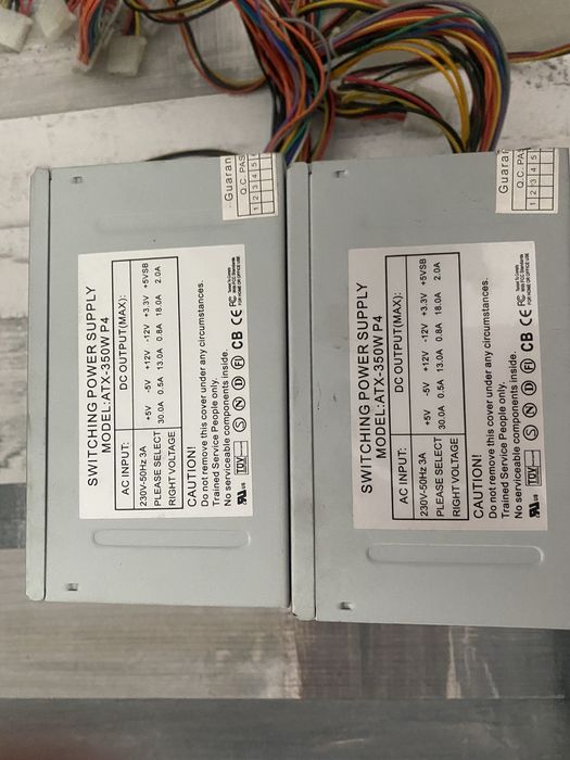 блок питания 350w 2шт