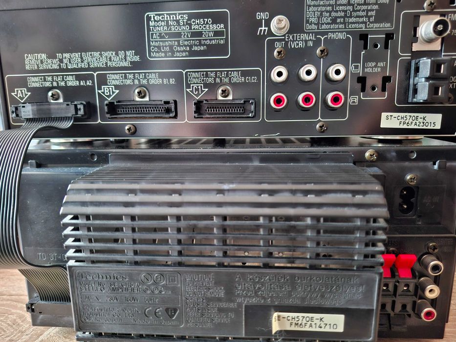 Technics SE-CH 570 amplificator + procesor ST eq