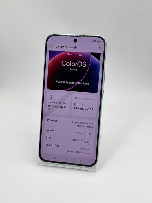 Amanet Lucky Gold VITAN / Oppo Reno 14F / 256 GB 8 GB RAM / Factura / Garantie #55847