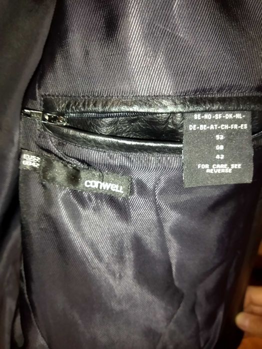 Мъжко кожено сако телешка кожа