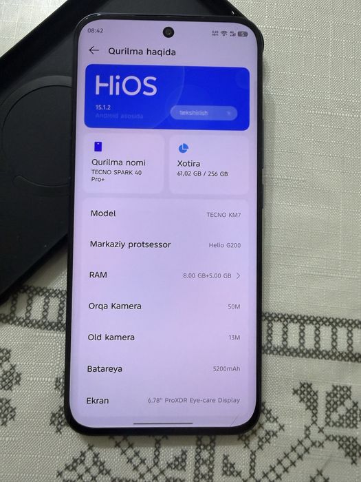 Tecno spark 40 pro plus