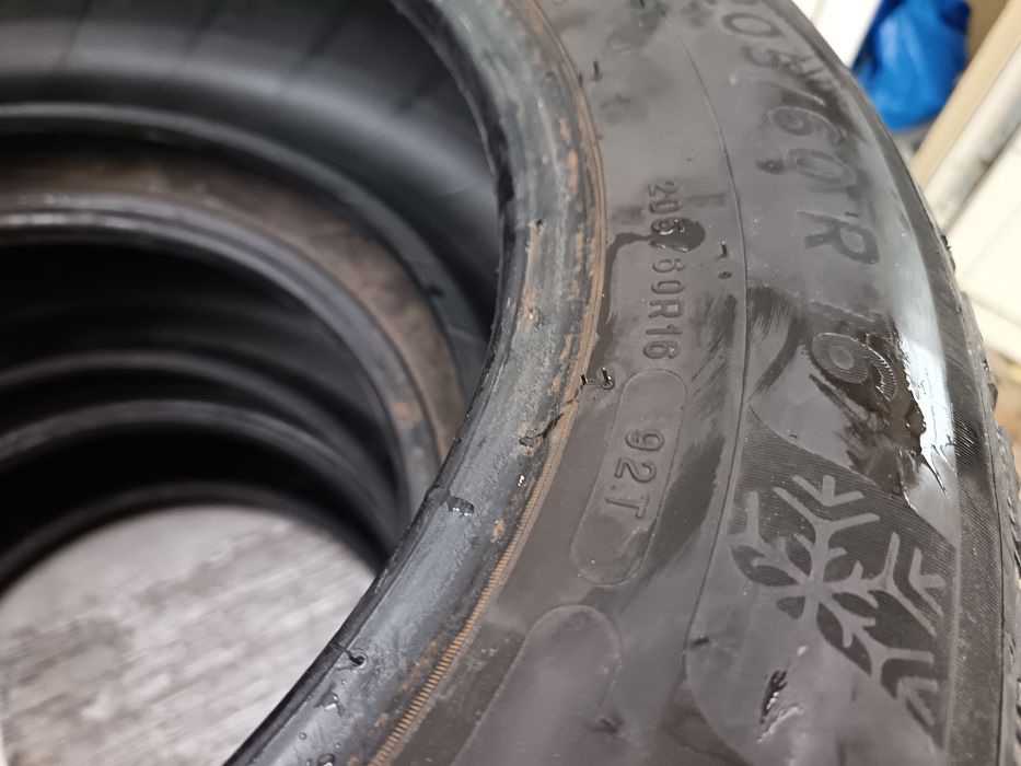 Anvelope MS iarna 205 60 16 Michelin 2020 și 2021 6.4-6.6mm