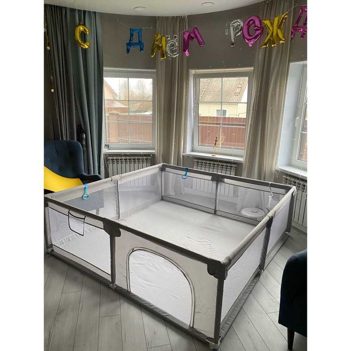 3904 Голяма Сива Кошара за игра 120х160см.