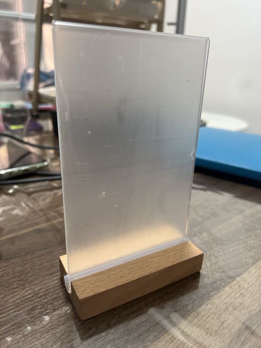 Акриловая карта для стола