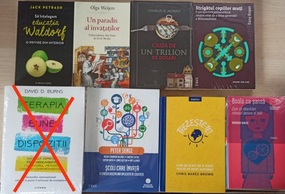 Carti dezvoltare personala, psihologie, sanatate, economie (lichidare biblioteca)