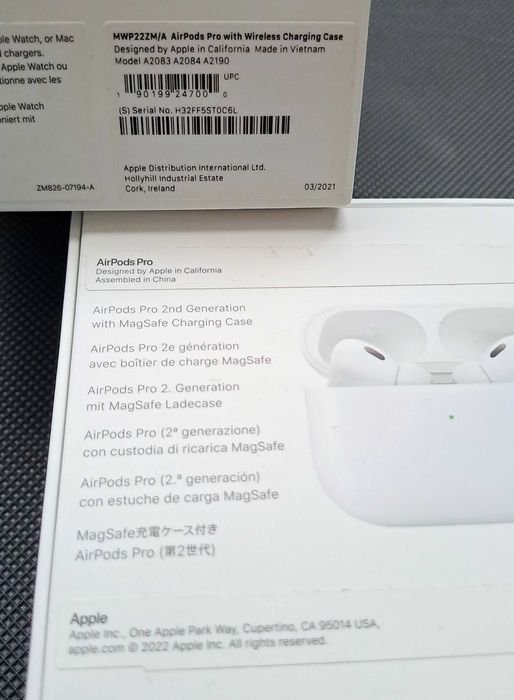 Casti wireless AirPods Pro 2nd gen 100% originale