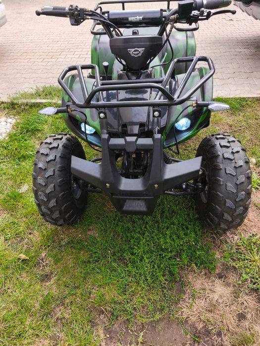 ATV electric HECHT 56150 Army aproape nou, garanție 2 ani + husă cadou