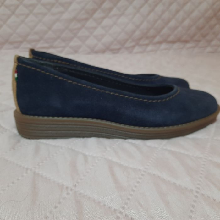 Balerini piele întoarsă, mărimea 36