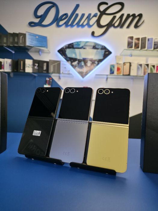 Samsung Z Flip 6 / Silver/Yellow / 256 GB / DeluxGSM