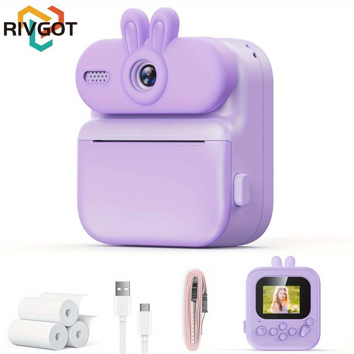 Детски Фотоапарат за моментни снимки за деца Мини термопринтер