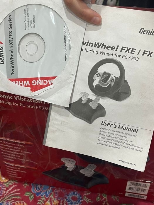 Руль игровой genius ps3/pc