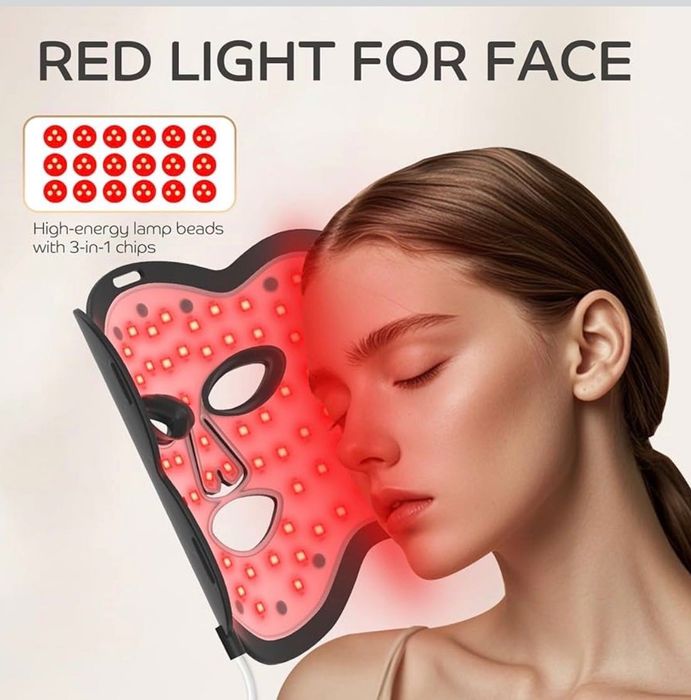Маска за терапия с червена светлина