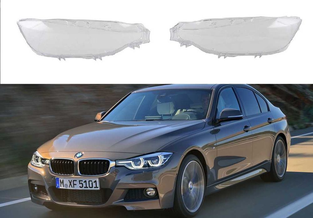 Стъкла за фар BMW F30 LCI 15-18 LED, Капаци за фар F30/F31 LCI