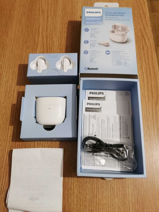 Căști wireless Philips TAT2236WT/00 – albe