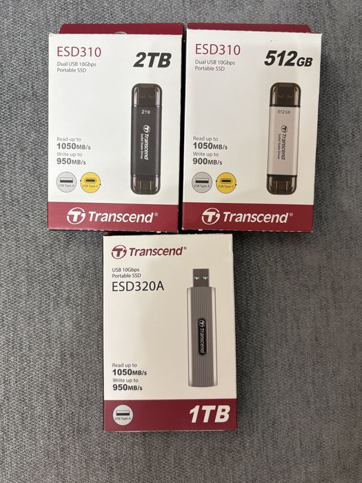 Внешний SSD Transcend.